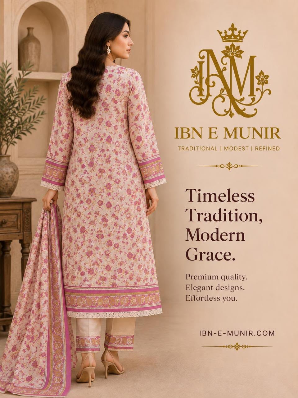 Pastel Flora Embroidered Kurti Lawn Dupatta 3PC EL-1 Unstitched - Image 3