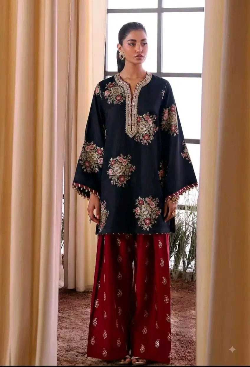 Royal bloom kurti 2pc EL-33 Unstitched